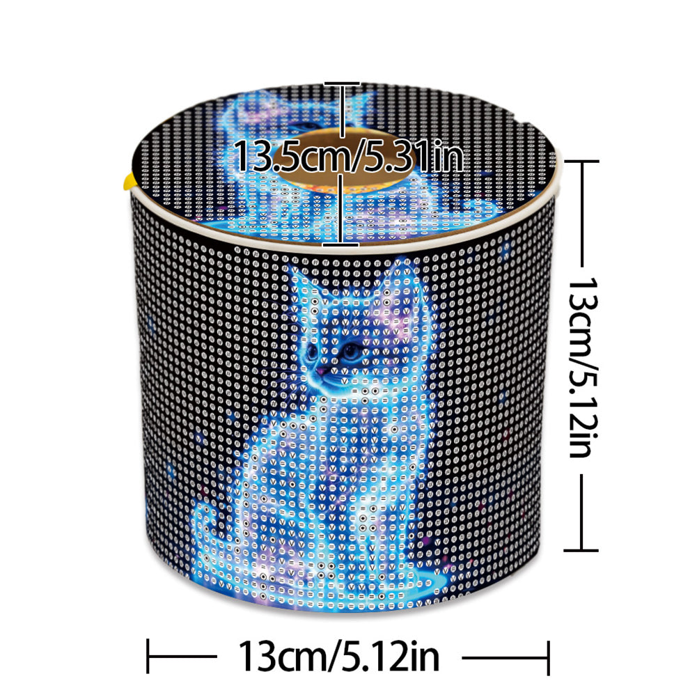 DIY Diamond Painting Handmade Tissue Holder Rhinestones Decorative Tissue Box