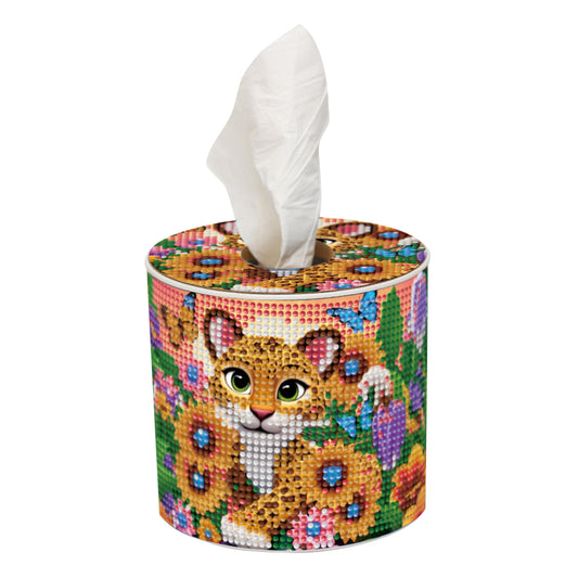 DIY Diamond Painting Handmade Tissue Holder Rhinestones Decorative Tissue Box
