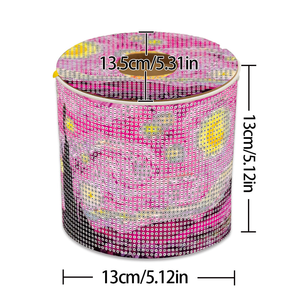 DIY Diamond Painting Handmade Tissue Holder Rhinestones Decorative Tissue Box