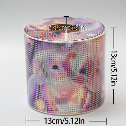 Baby Elephant DIY Diamond Painting Handmade Tissue Holder Rhinestones Tissue Box