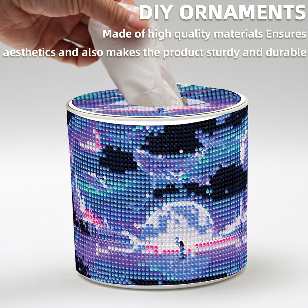 Whale DIY Diamond Painting Handmade Tissue Holder Rhinestones Crystal Tissue Box
