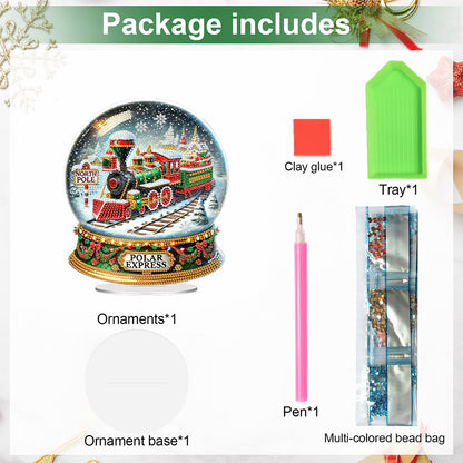 2D Flat Print Xmas DIY Acrylic Desktop Diamond Art Kits Bedroom Table Decoration