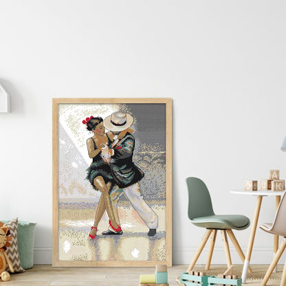 Dance With Couples - 14CT Stamped Cross Stitch 30*43CM (Joy Sunday)