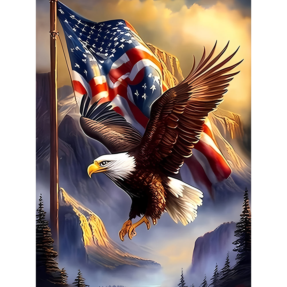 Eagle - Full Round Drill Diamond Painting 30*40CM