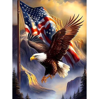 Eagle - Full Round Drill Diamond Painting 30*40CM