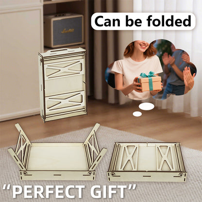 DIY Diamond Painted Dining Plate with Handle Wooden Food Tray Home Decor Gift