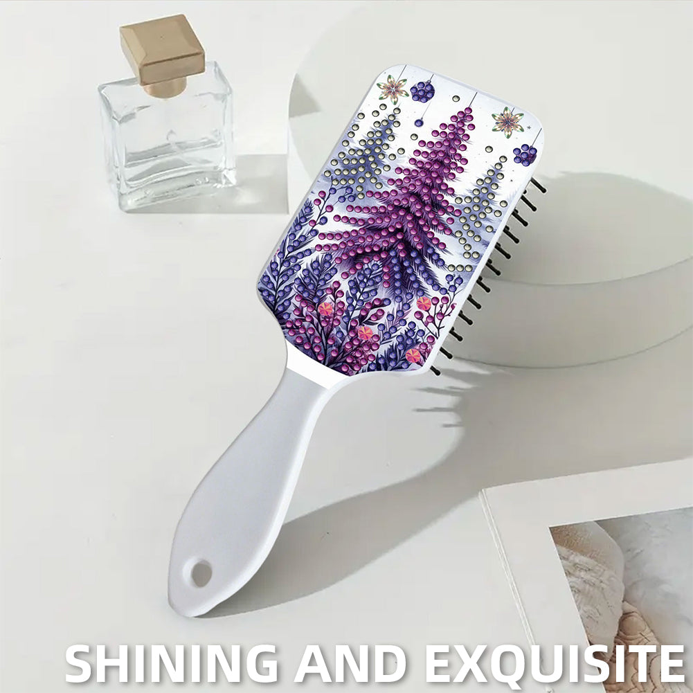 2pcs Crystal Diamond Hair Brush DIY Craft Supplies Crystal Air Cushion for Women