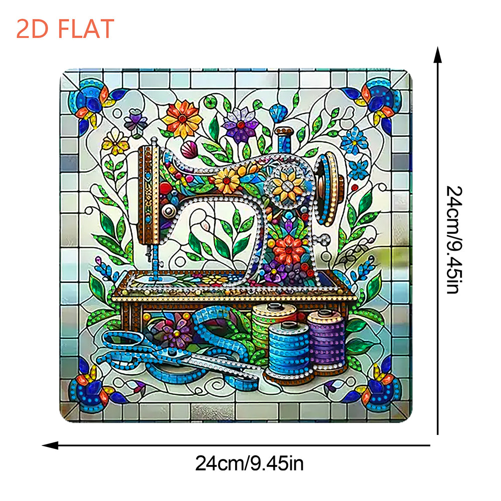 2D Flat DIY Diamond Art Pendant Diamond Painting Set Home Wall Decoration Crafts