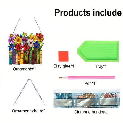 2D Flat DIY Diamond Art Pendant Diamond Painting Set Home Wall Decoration Crafts