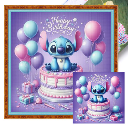 Stitch Cake - 11CT Stamped Cross Stitch 40*40CM