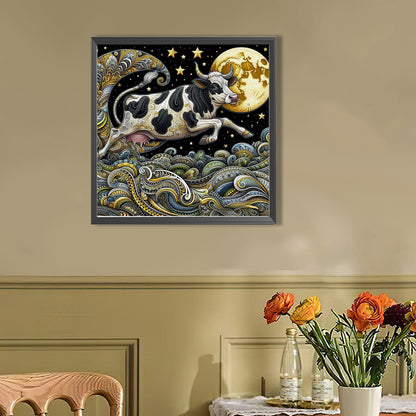 Dream Cow - Full Round Drill Diamond Painting 40*40CM