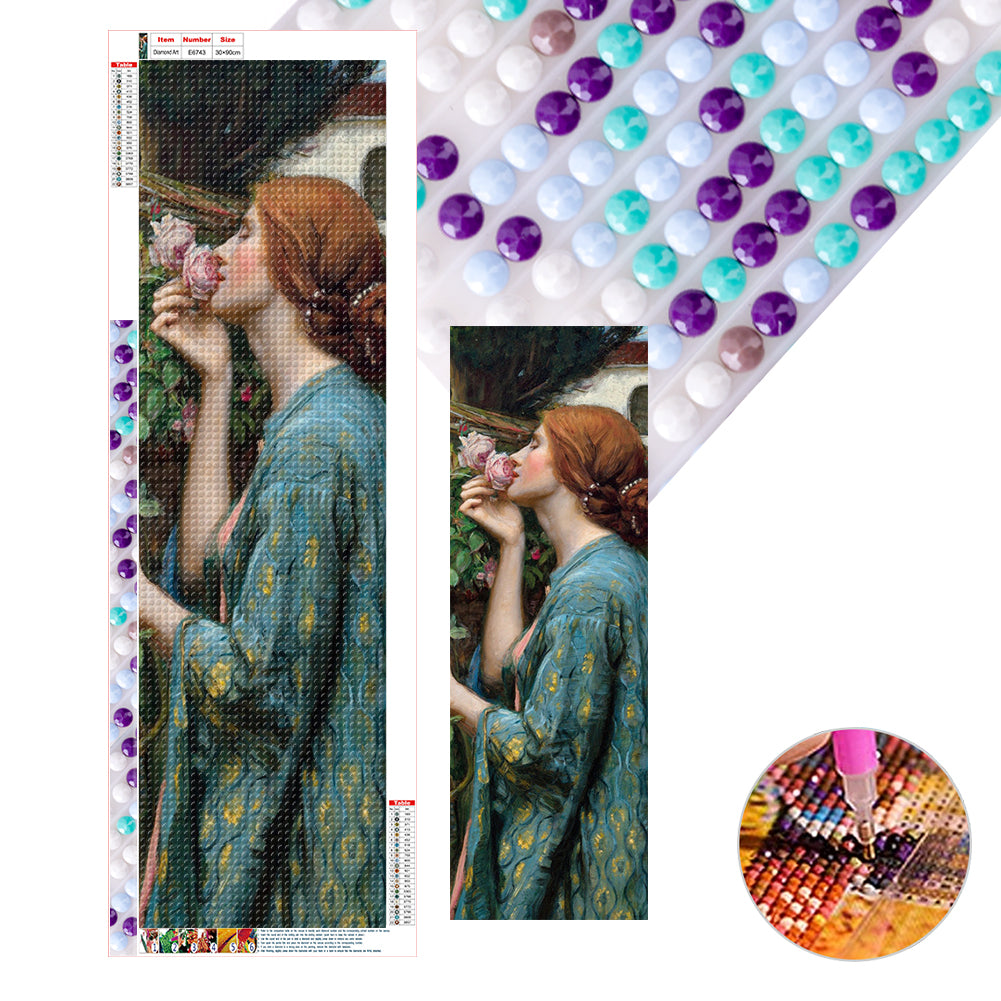 Vintage Goddess - Full Round Drill Diamond Painting 30*90CM
