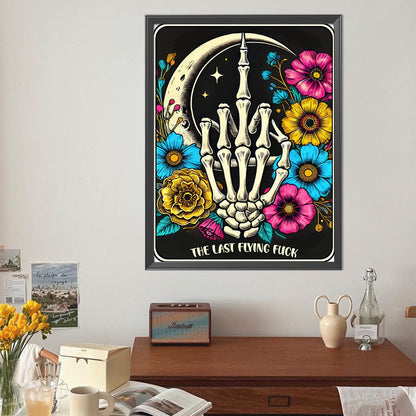 Skull Hand - Full Round Drill Diamond Painting 40*50CM