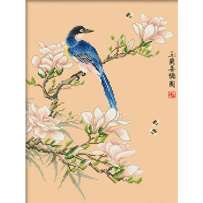 Announcement Picture - 11CT Stamped Cross Stitch 37*49CM (Spring)