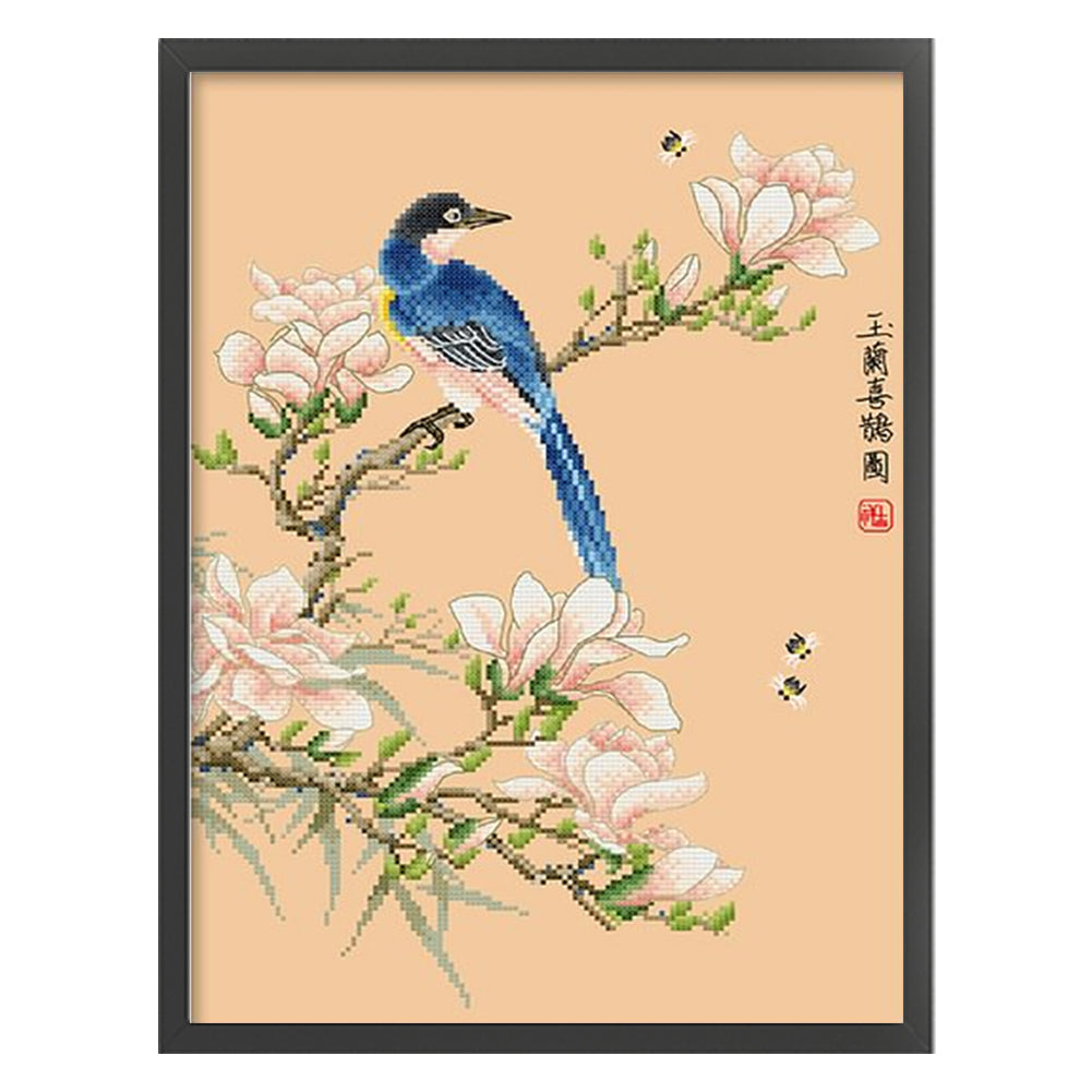 Announcement Picture - 11CT Stamped Cross Stitch 37*49CM (Spring)