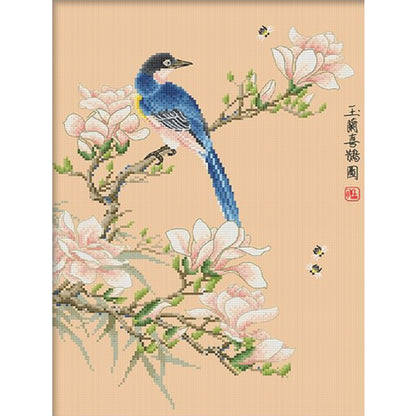 Announcement Picture - 11CT Stamped Cross Stitch 37*49CM (Spring)