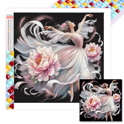 Dream Ballet Girl - Full Square Drill Diamond Painting 40*40CM