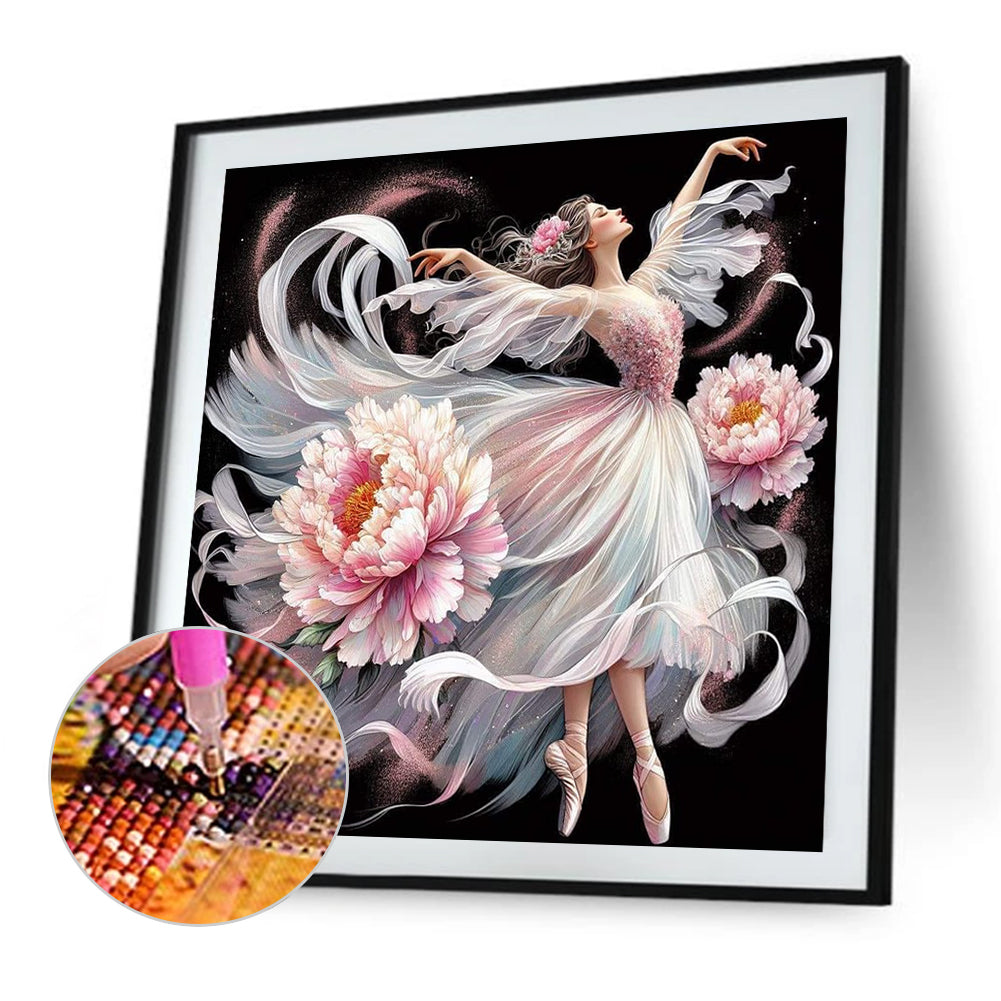 Dream Ballet Girl - Full Square Drill Diamond Painting 40*40CM