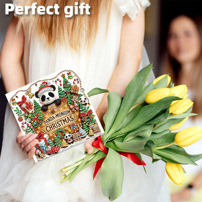 6PCS DIY Diamond Art Greeting Cards Xmas Designs Diamond Art Handmade Cards