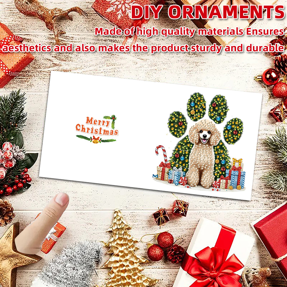 6PCS DIY Diamond Art Greeting Cards Xmas Designs Diamond Art Handmade Cards