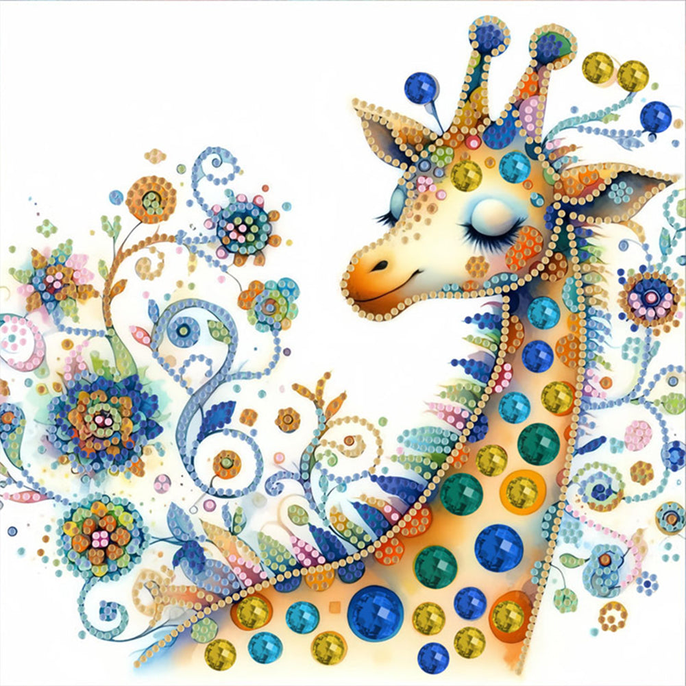 Giraffe - Special Shaped Drill Diamond Painting 30*30CM