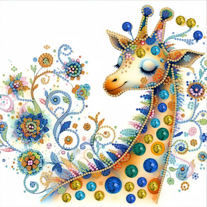 Giraffe - Special Shaped Drill Diamond Painting 30*30CM