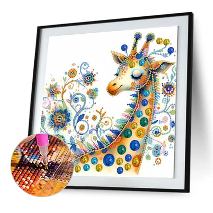 Giraffe - Special Shaped Drill Diamond Painting 30*30CM