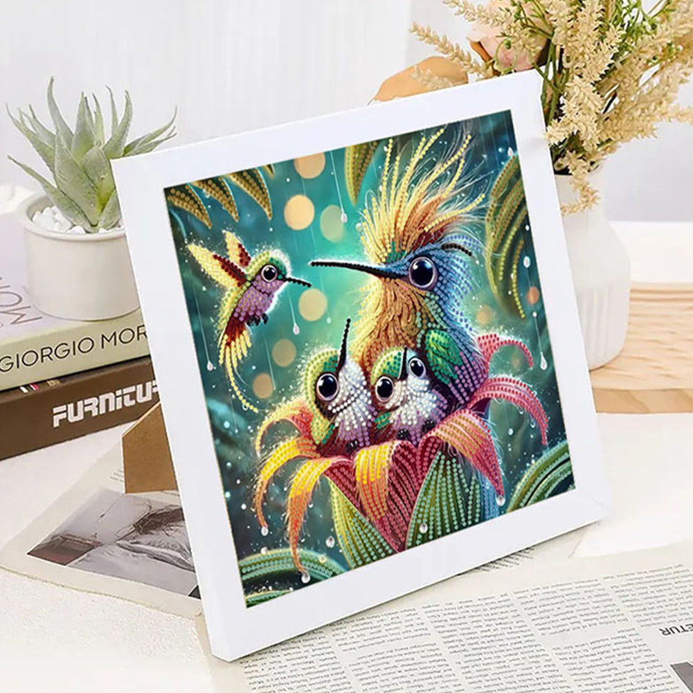 Hummingbird - Special Shaped Drill Diamond Painting 30*30CM