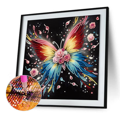 Butterfly - Special Shaped Drill Diamond Painting 30*30CM