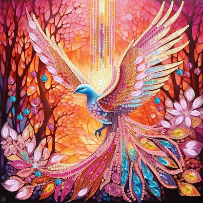 Hummingbird - Special Shaped Drill Diamond Painting 30*30CM