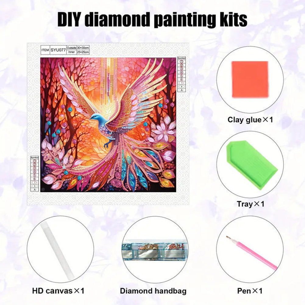 Hummingbird - Special Shaped Drill Diamond Painting 30*30CM