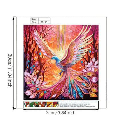 Hummingbird - Special Shaped Drill Diamond Painting 30*30CM