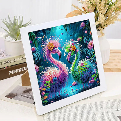 Ostrich - Special Shaped Drill Diamond Painting 30*30CM