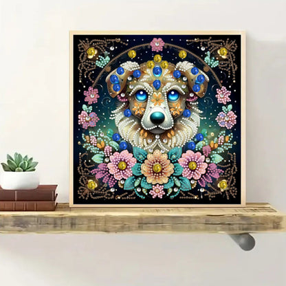 Dog - Special Shaped Drill Diamond Painting 30*30CM