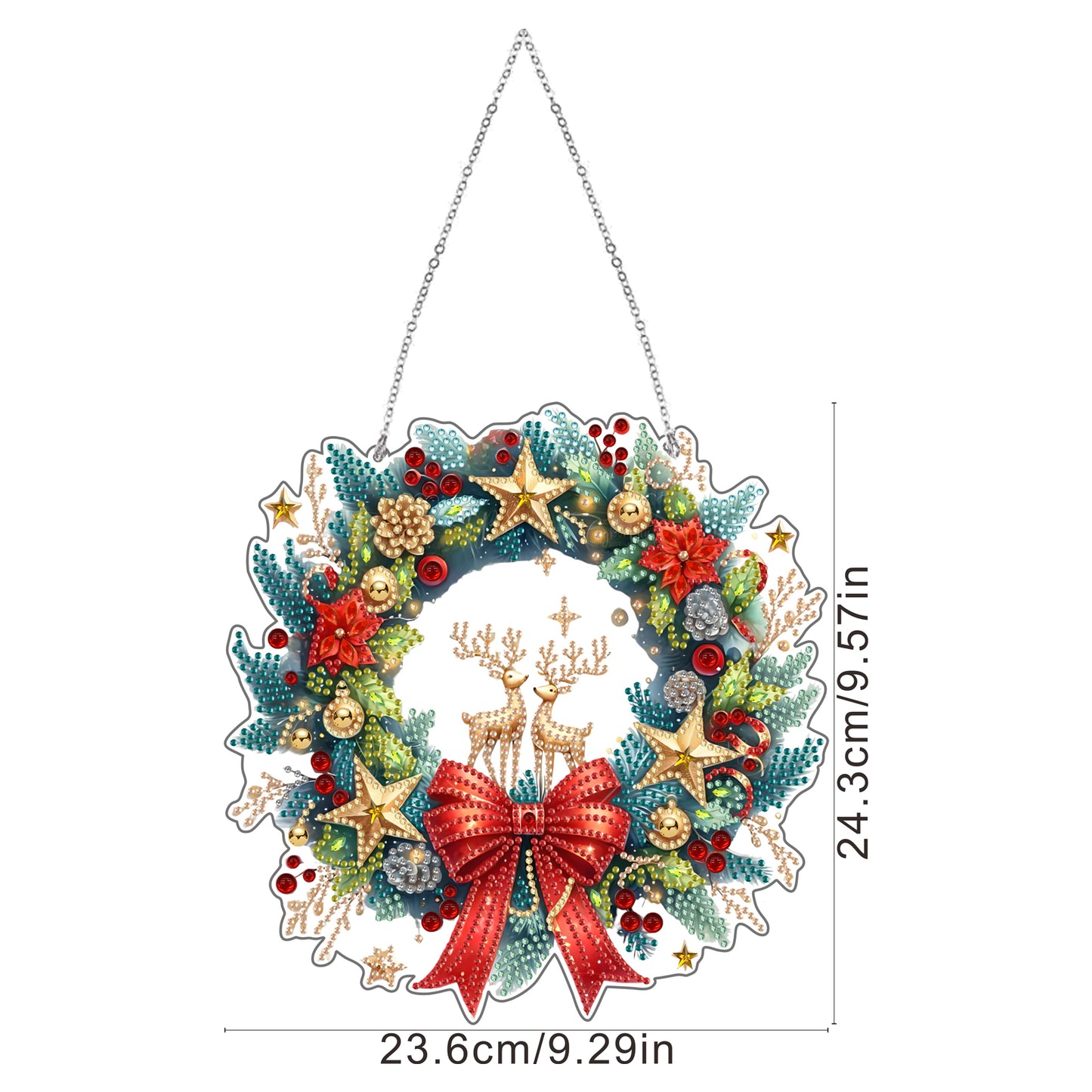 2D Flat DIY Acrylic Rhinestone Diamond Art Window Pendants Special Shape Crafts