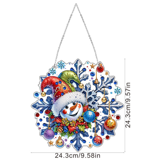 2D Flat DIY Acrylic Rhinestone Diamond Art Window Pendants Special Shape Crafts