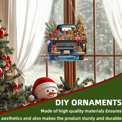 2D Flat DIY Acrylic Rhinestone Diamond Art Window Pendants Special Shape Crafts