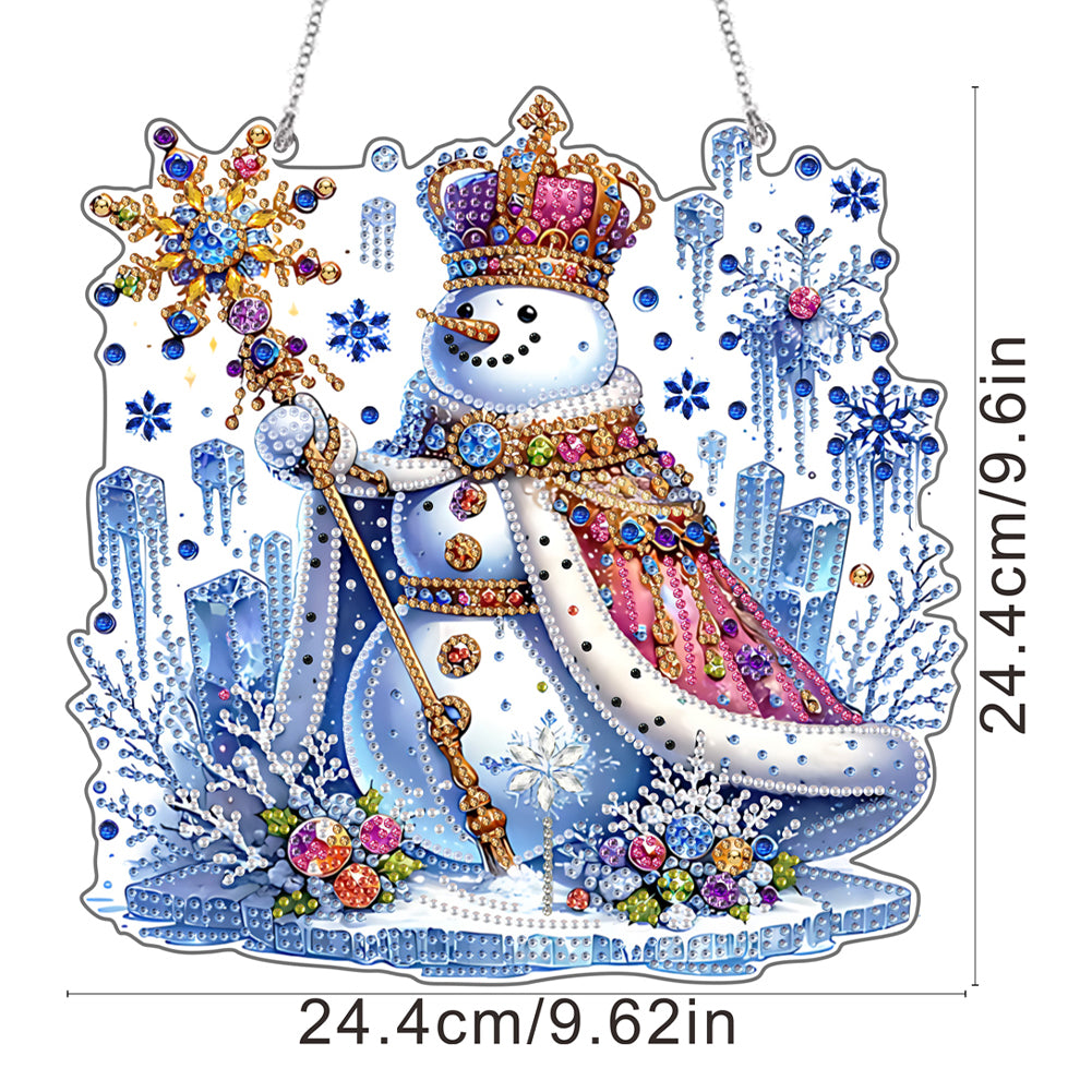2D Flat DIY Acrylic Rhinestone Diamond Art Window Pendants Special Shape Crafts