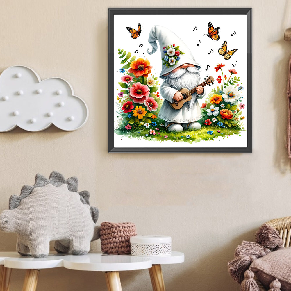 Guitar Gnome - Full Round Drill Diamond Painting 40*40CM