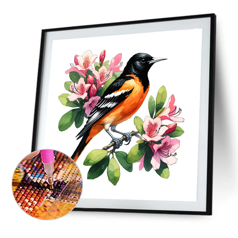 Flowers And Birds - Full Round Drill Diamond Painting 30*30CM