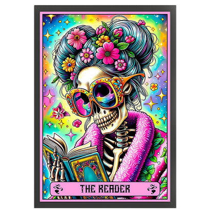 Skeleton Grandma - 11CT Stamped Cross Stitch 50*70CM