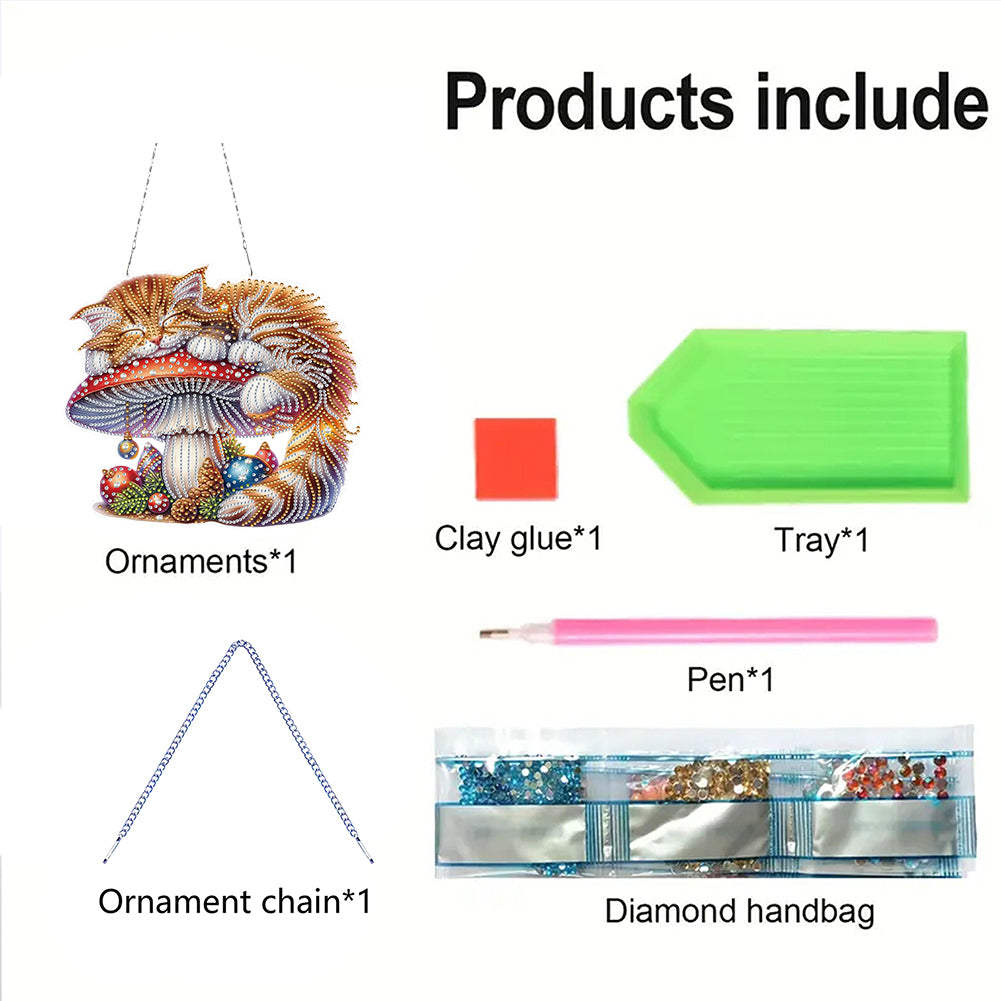 2D Flat DIY Diamond Art Pendant Diamond Painting Set Home Wall Decoration Crafts
