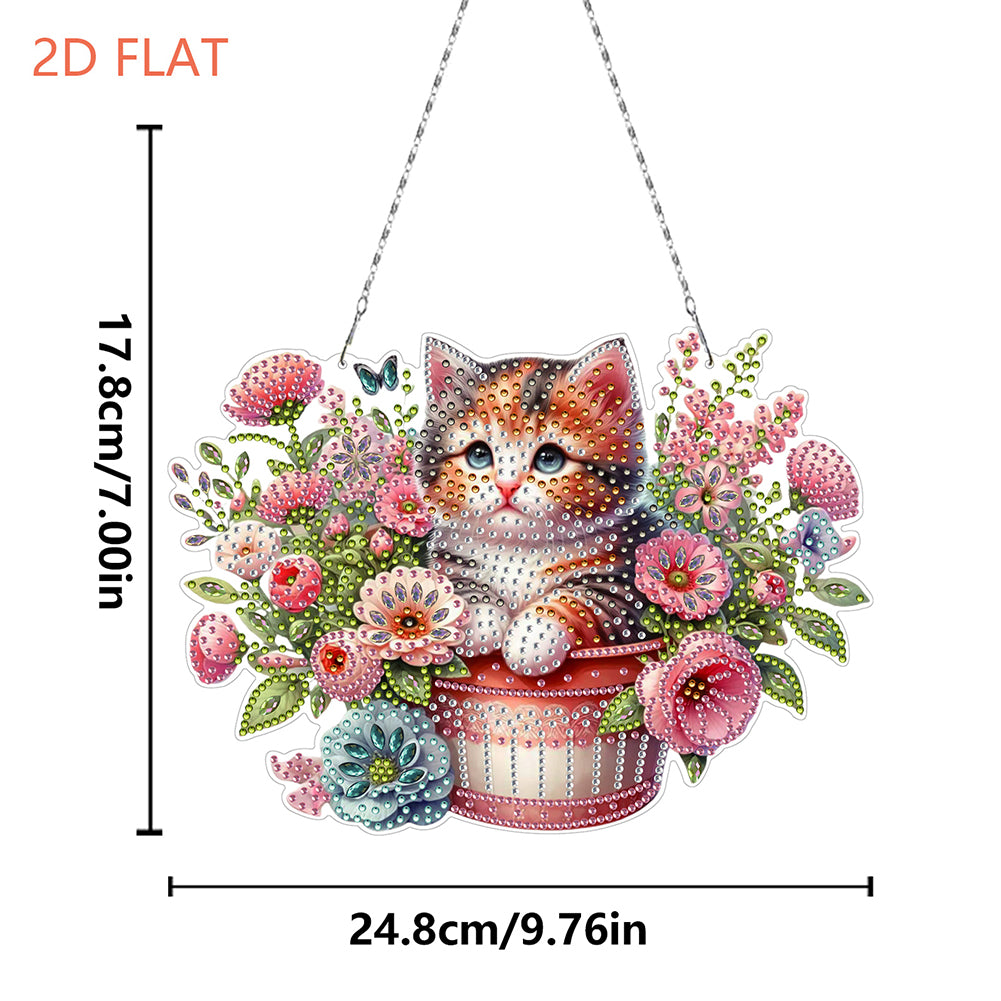 2D Flat DIY Diamond Art Pendant Diamond Painting Set Home Wall Decoration Crafts