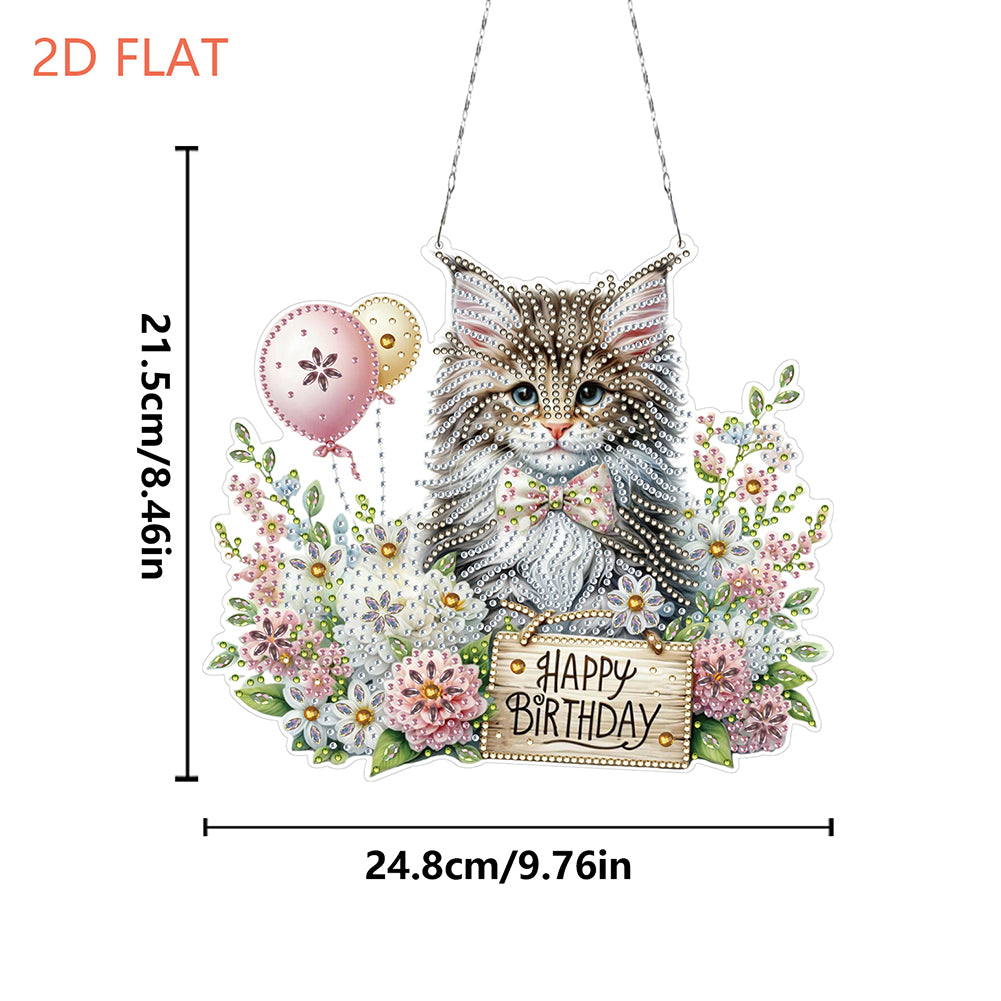 2D Flat DIY Diamond Art Pendant Diamond Painting Set Home Wall Decoration Crafts