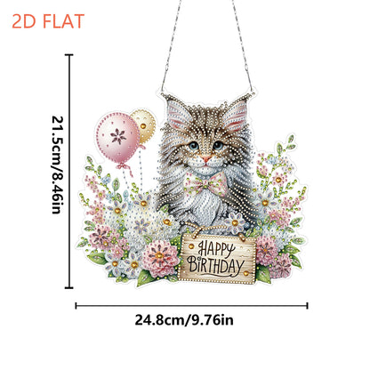 2D Flat DIY Diamond Art Pendant Diamond Painting Set Home Wall Decoration Crafts