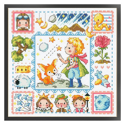 The Little Prince - 14CT Stamped Cross Stitch 30*30CM(Fairy Brand)