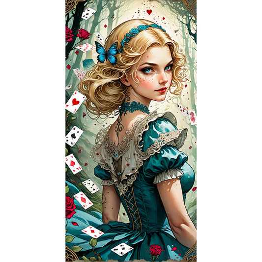 Princess Girl - Full Round Drill Diamond Painting 40*75CM