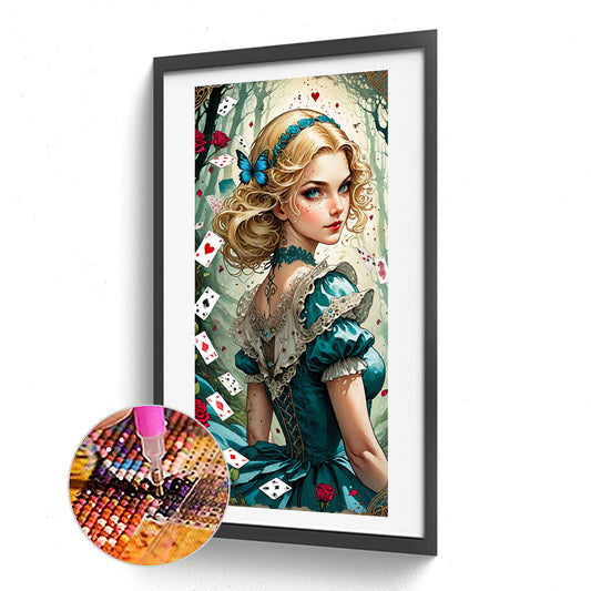 Princess Girl - Full Round Drill Diamond Painting 40*75CM