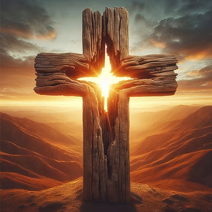 Cross - Full Round Drill Diamond Painting 30*30CM