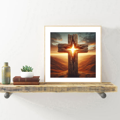 Cross - Full Round Drill Diamond Painting 30*30CM